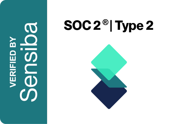 SOC 2 Type 2 verified by Sensiba