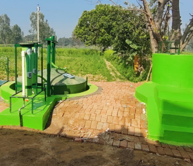  3 Cum Biogas Unit Hapur