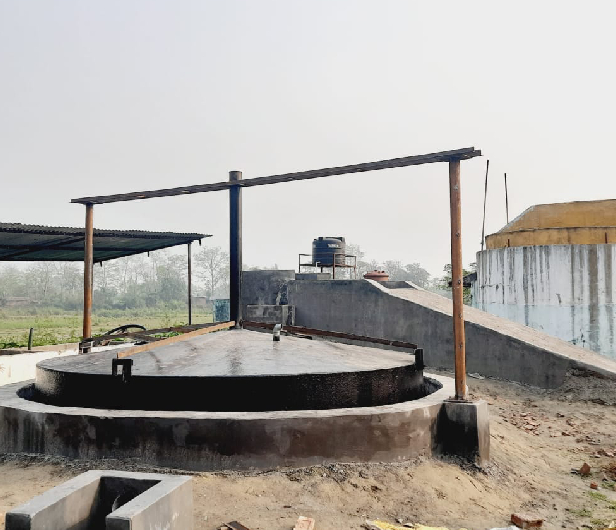 50 Cum Biogas Unit Tezpur University Assam