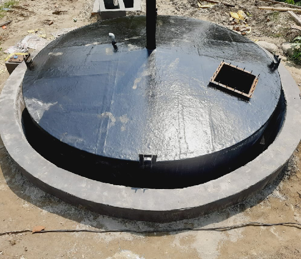 50 Cum Biogas Unit Tezpur University Assam