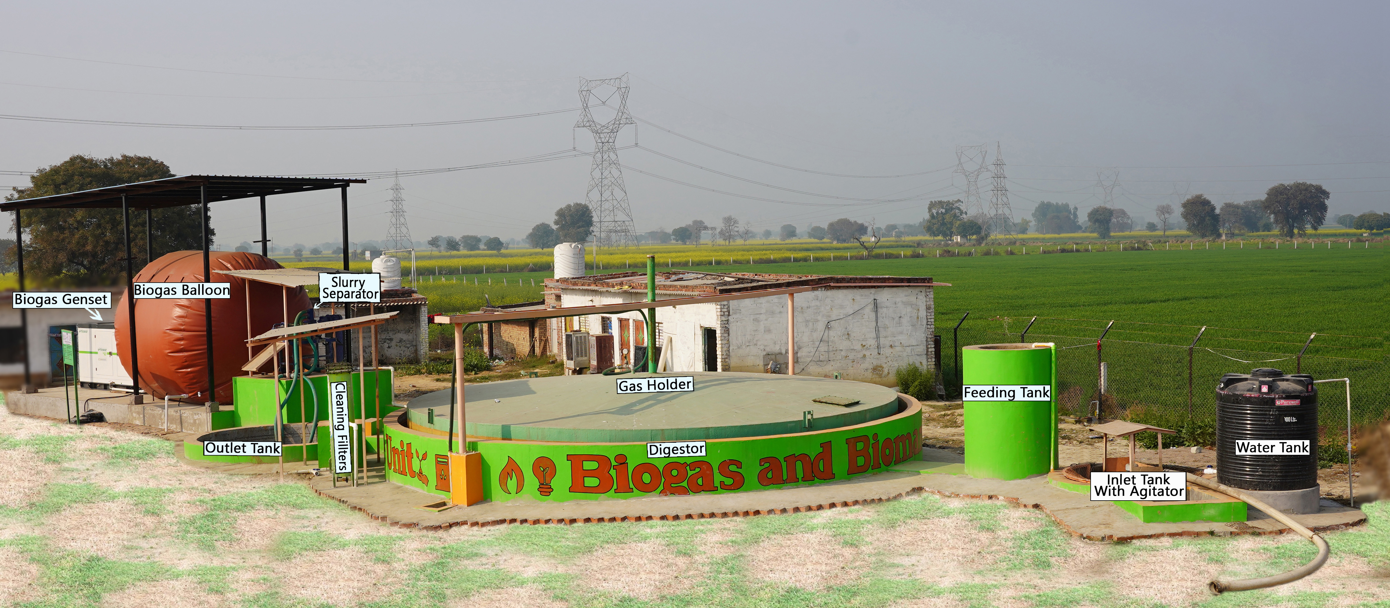 commercial biogas plant