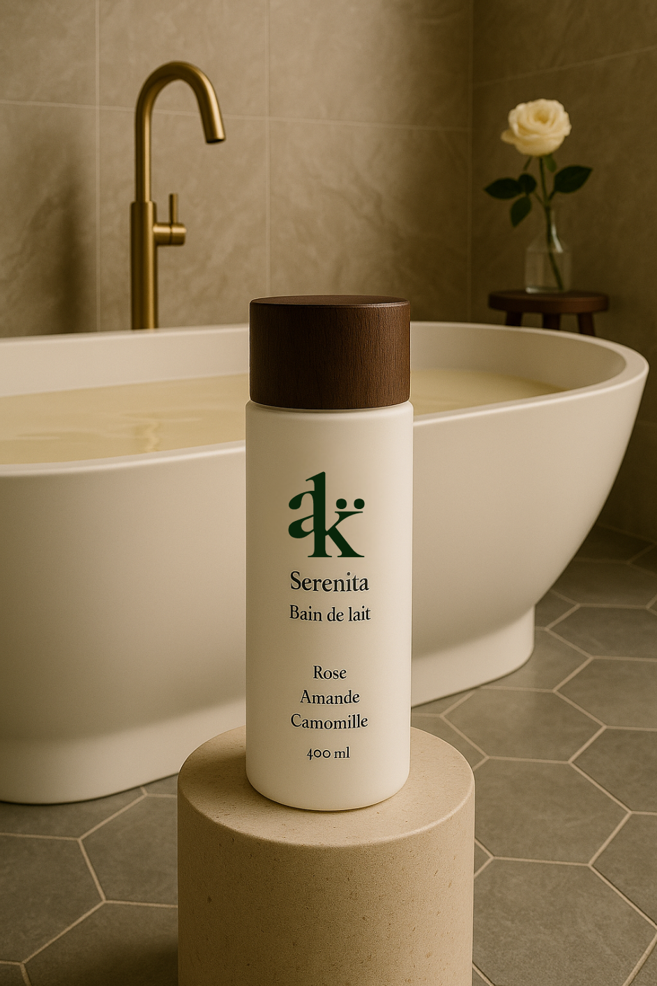 Serenita : bain de lait 