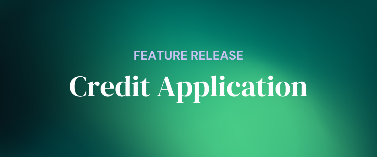 Now Live: Digital Credit Application