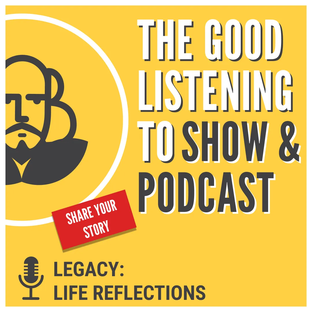 Podcast asset for Legacy: Life Reflections podcast and show, with Chris Grimes