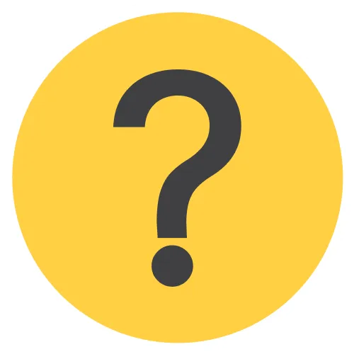 Black question mark icon on bright yellow circular background, giving mystery to who will be the next Legacy: Life Reflections guest