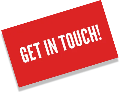 Red call-to-action banner with white text encouraging people to Get In Touch with Chris Grimes at Legacy: Life Reflections