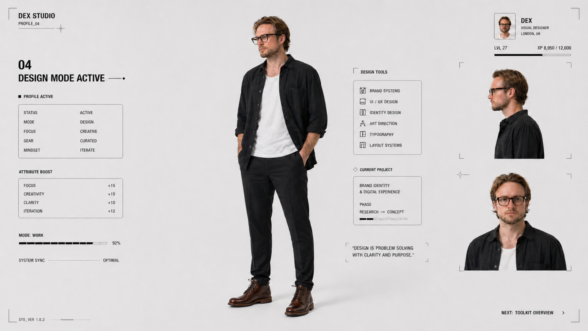Frame 10 design mode active