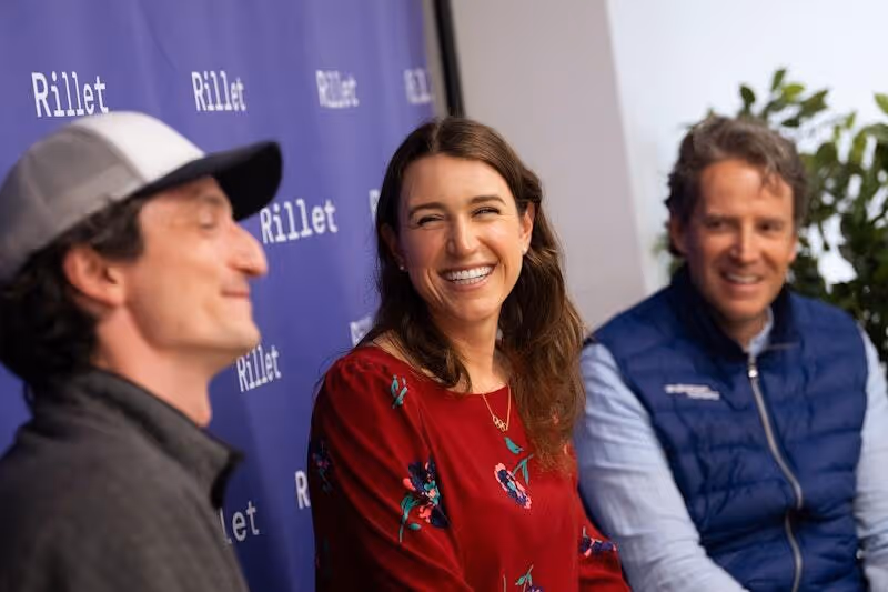 Kristen Faulkner at Rillet HQ and Nic Kopp