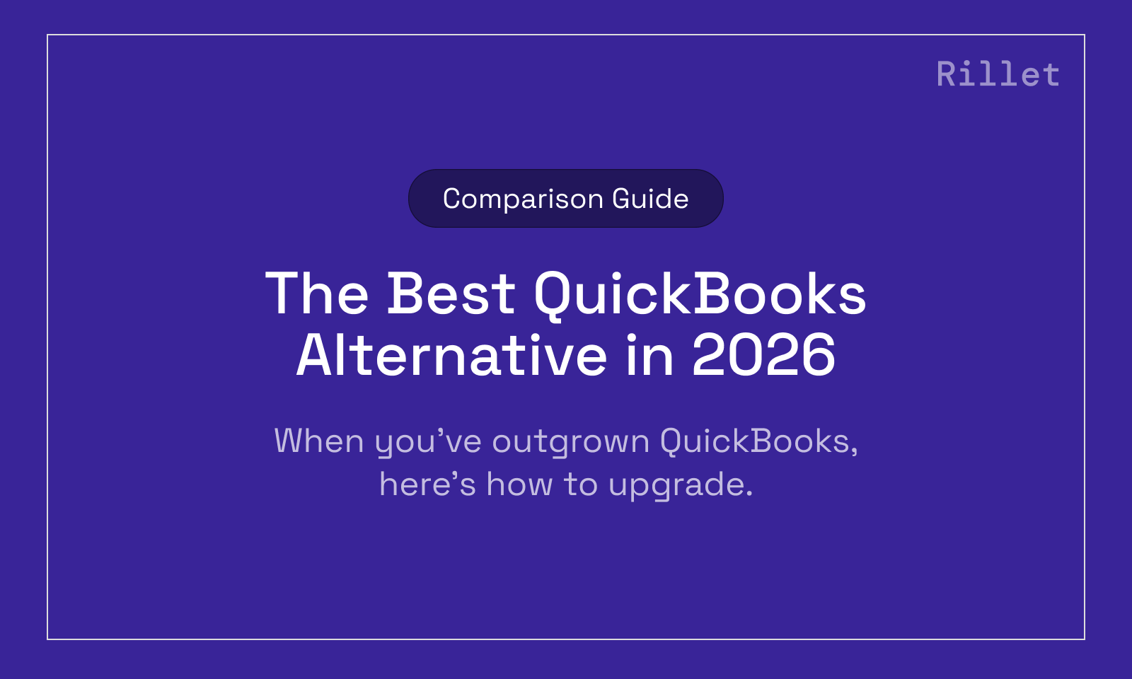 Denotes a comparison guide for the best alternative to QuickBooks in 2026