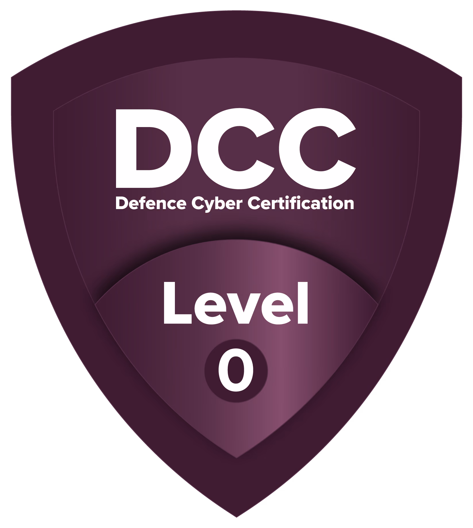 Defence Cyber Certification Level 0 badge
