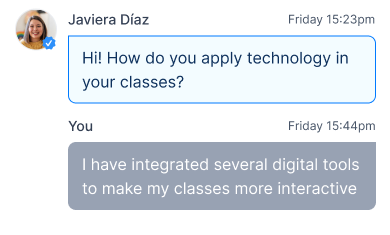 Facilitamos conexiones entre colegios y maestro