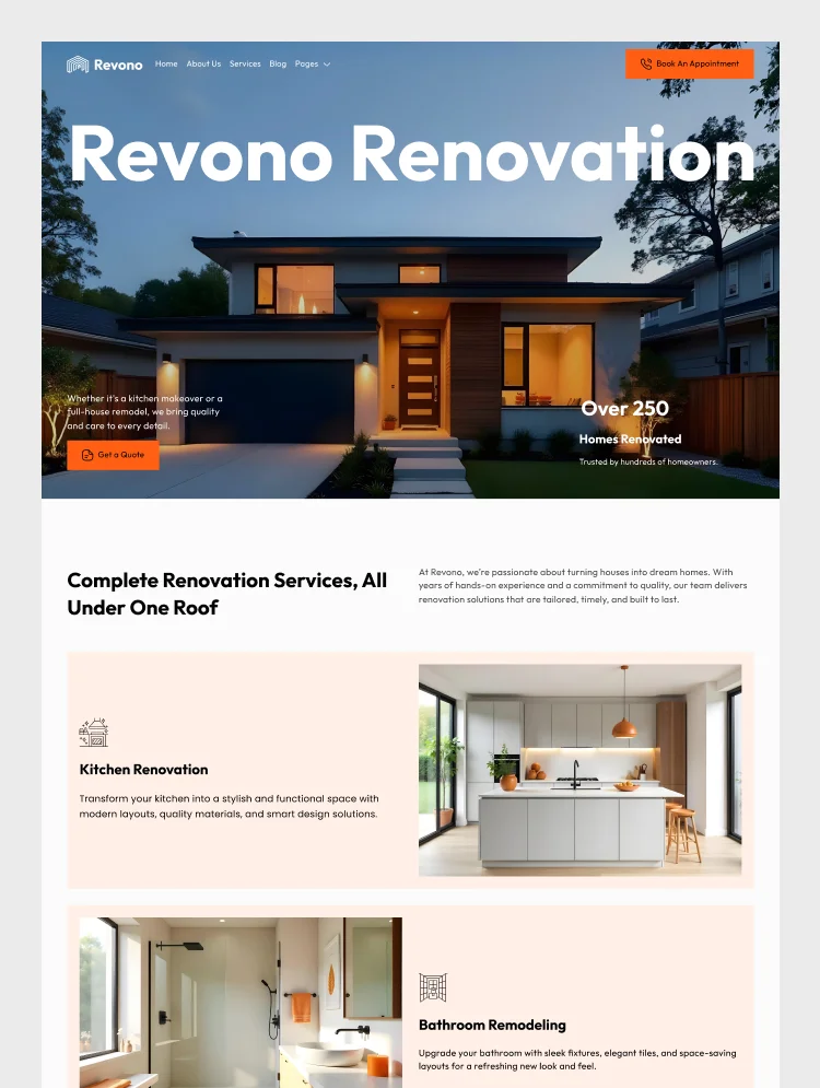Revono - Architecture & Design Website Template