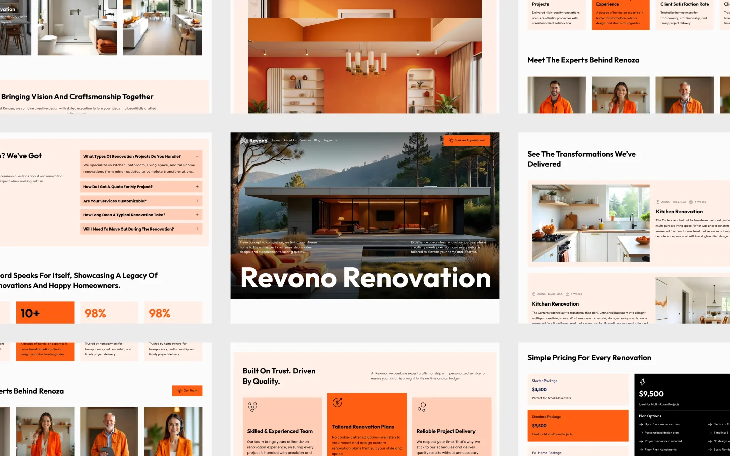 Revono - Architecture & Design Website Template