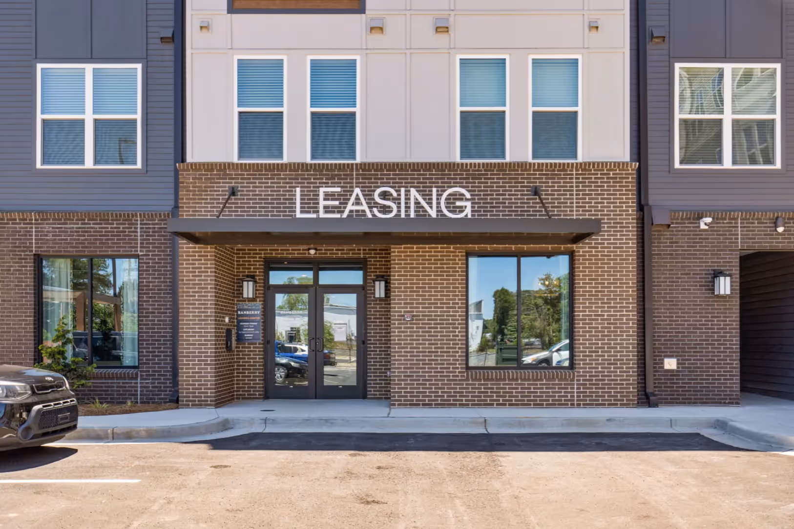Exterior of leasing office