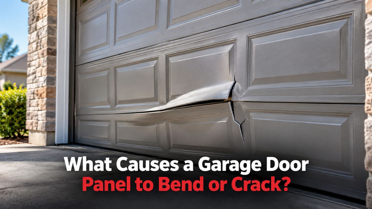 What Causes a Garage Door Panel to Bend or Crack? 
