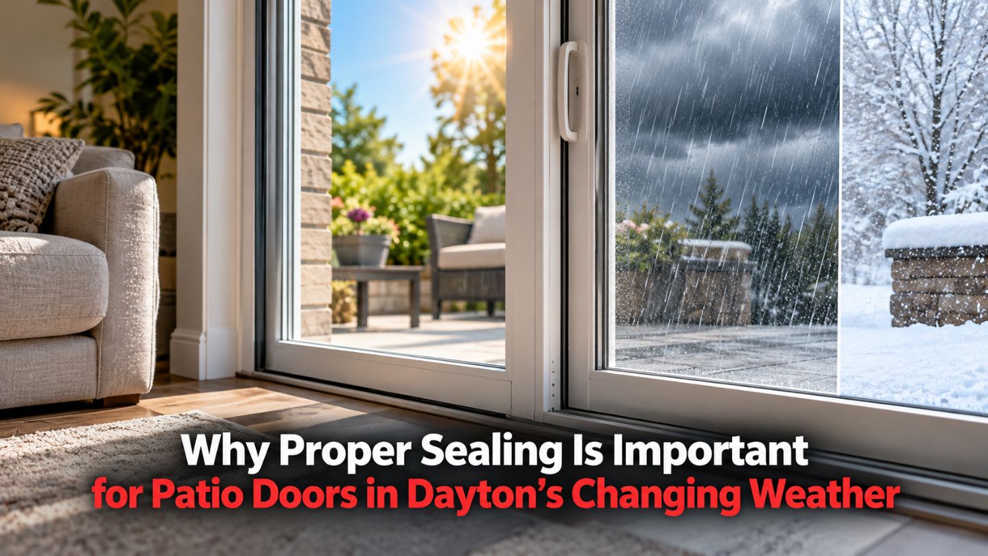 Why Proper Sealing Is Important for Patio Doors in Dayton's Changing Weather