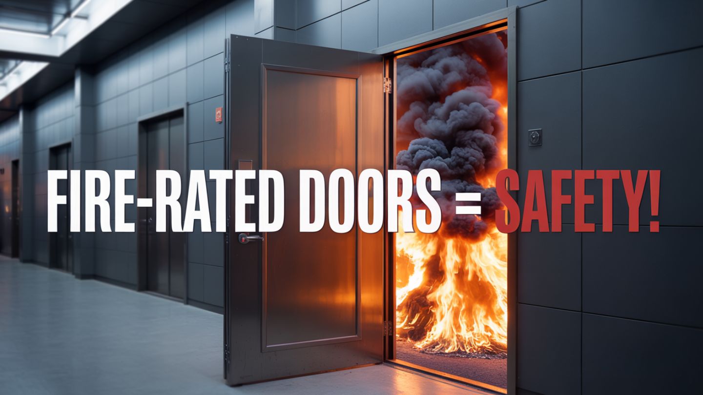 Benefits of Installing Fire-Rated Doors in Your Facility