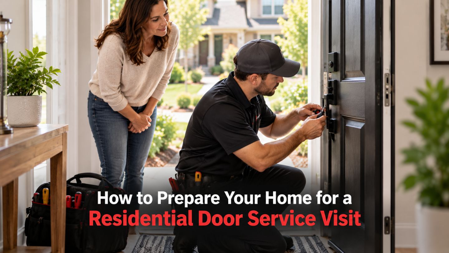 How to Prepare Your Home for a Residential Door Service Visit