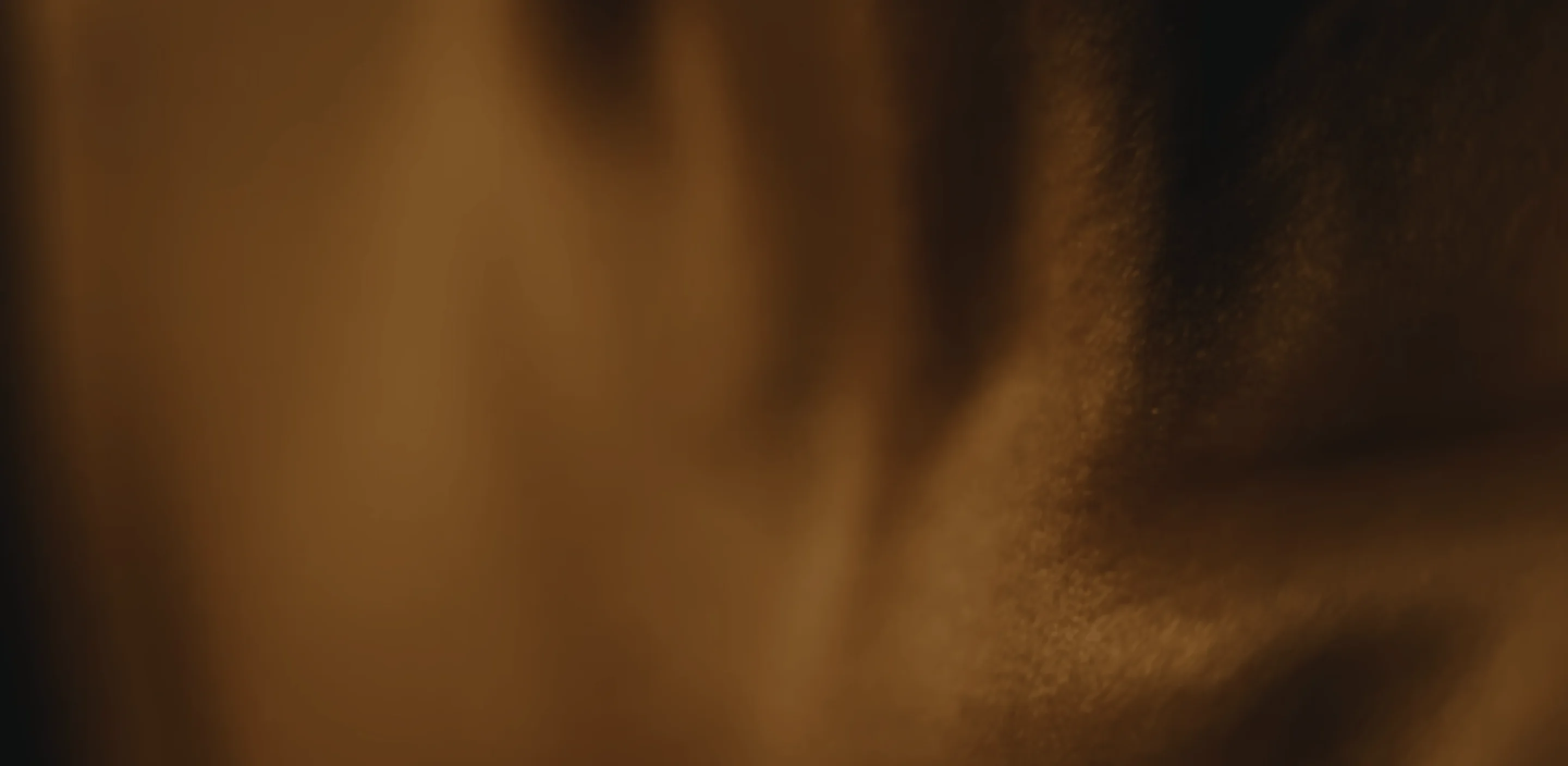 An abstract close up of brown fabric