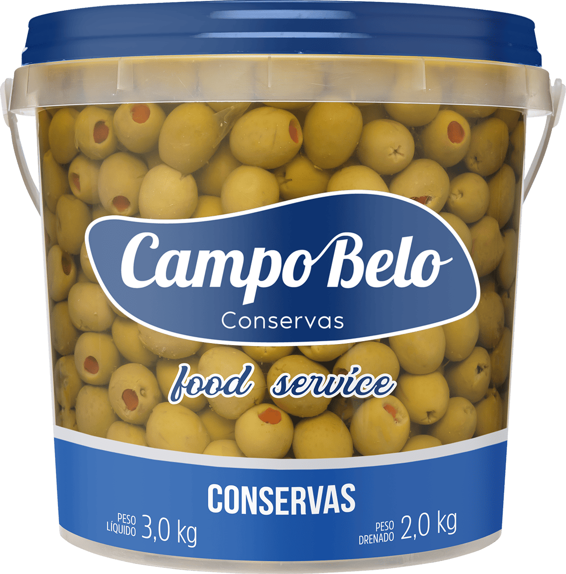 Azeitonas verdes recheadas são selecionadas, sem caroço e com um delicioso recheio sabor pimentão. Nesta versão em uma embalagem prática e econômica para food service.