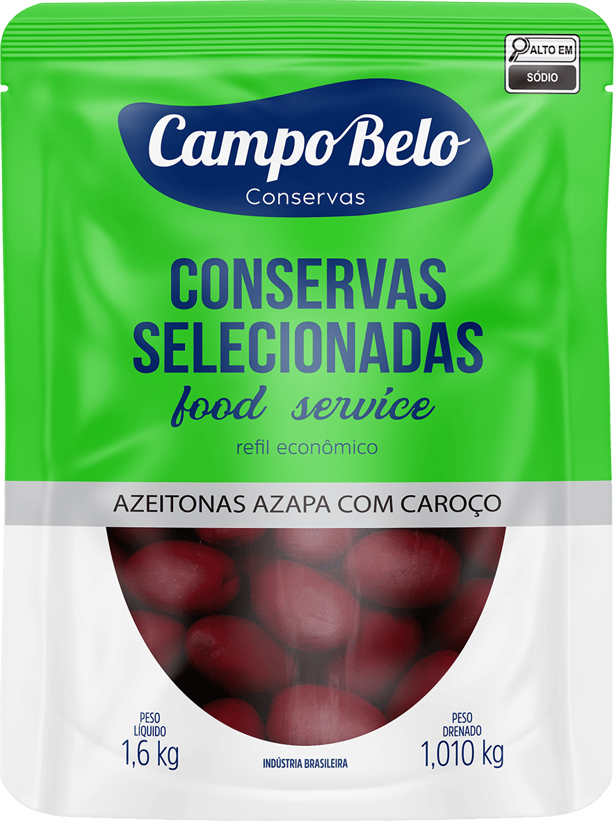 As azeitonas pretas azapas são amplamente utilizadas como aperitivos e em diversos pratos, como batatas, maioneses, pizzas, pastéis, saladas e aves, entre outros. Elas realçam o sabor dos alimentos, conferindo um toque especial e distinto às receitas. Nesta versão em uma embalagem prática e econômica para food service.