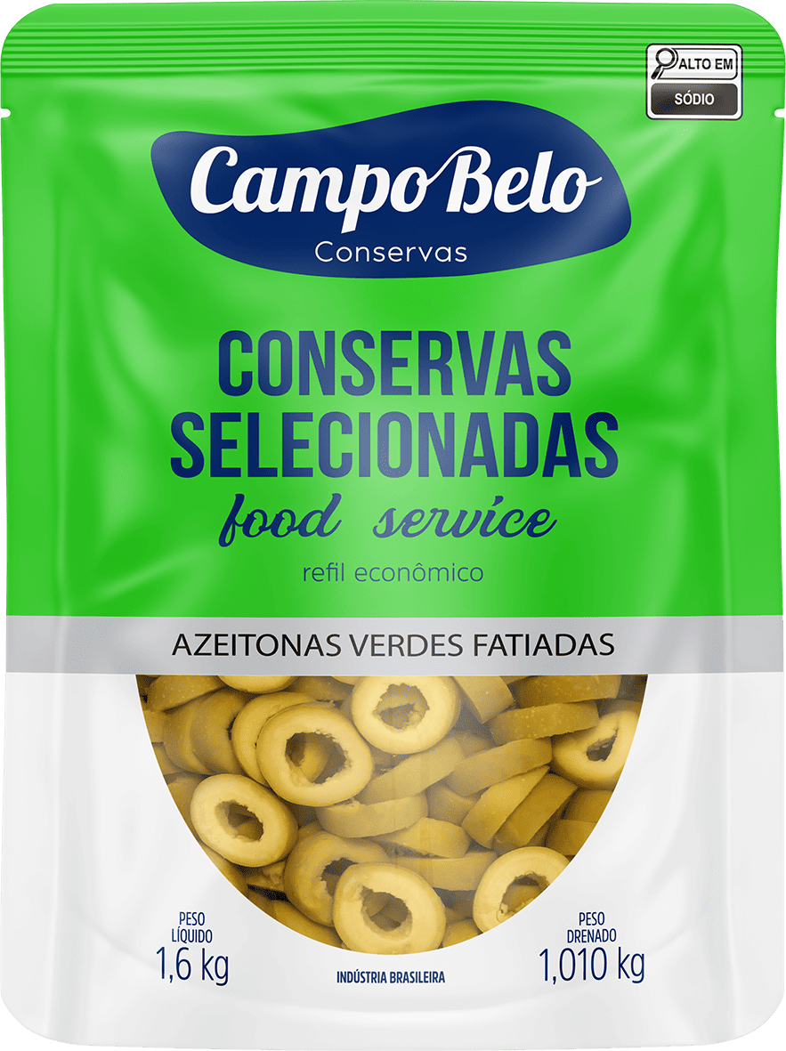 As azeitonas verdes fatiadas são amplamente utilizadas como aperitivos e em diversos pratos, como batatas, maioneses, pizzas, pastéis, saladas e aves, entre outros. Elas realçam o sabor dos alimentos, conferindo um toque especial e distinto às receitas. Nesta versão em uma embalagem prática e econômica para food service.