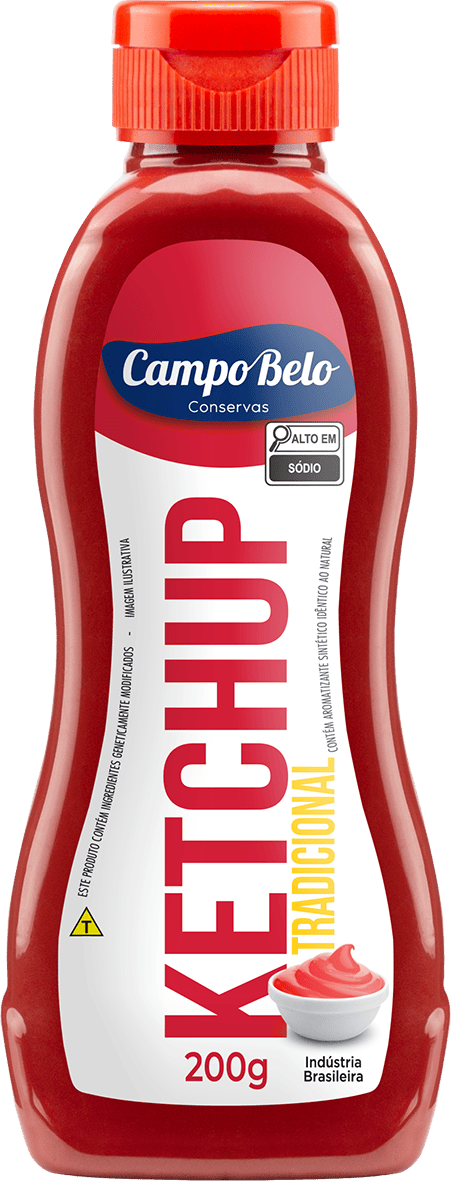 O Ketchup de 200 ml é um molho à base de tomate com condimentos e especiarias, utilizado em pratos de fast-food como hambúrgueres e batatas fritas. Versátil, pode realçar o sabor de pratos frios ou quentes.