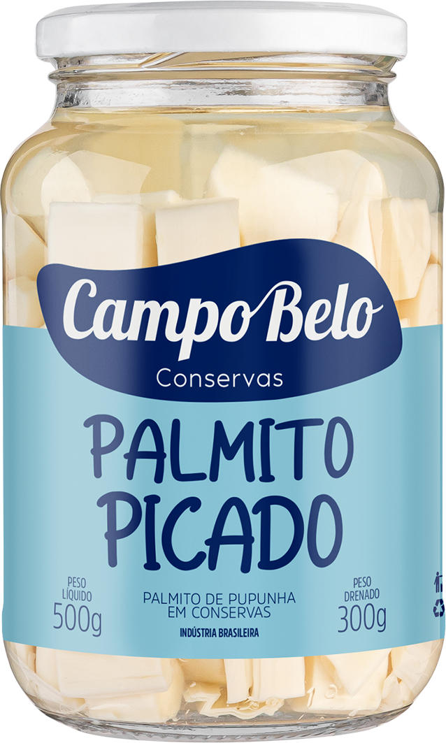 Delicioso e prático, o Palmito Pupunha Picado Campo Belo na versão 300g é perfeito para o dia a dia. Com corte padronizado, é ideal para saladas, recheios, tortas e pratos rápidos. A embalagem individual facilita o uso doméstico, mantendo frescor e qualidade até o último pedaço.