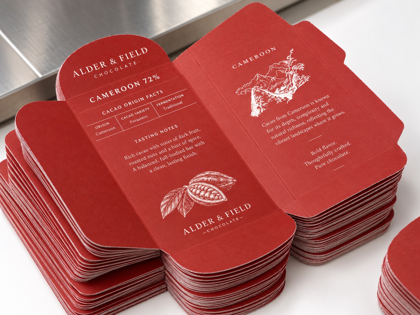 Envelope-Style Packaging for Chocolate Bars