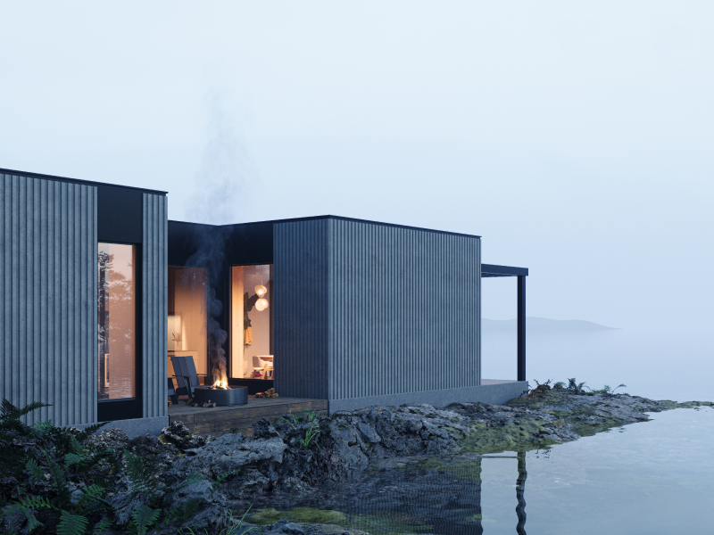 A sketch of a Commonplace home in RGB