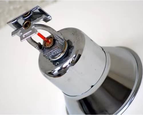 Alarm bell up-close.