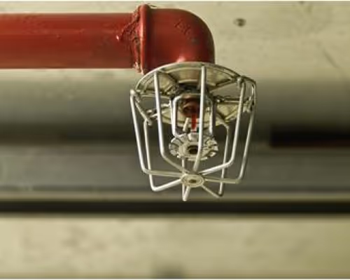 Sprinkler head in good order.