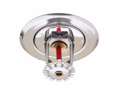 Well maintained sprinkler at an angle.