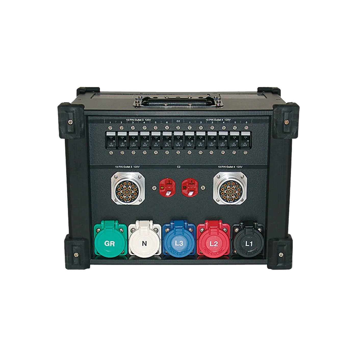 12 Way 110v / 208v Distro