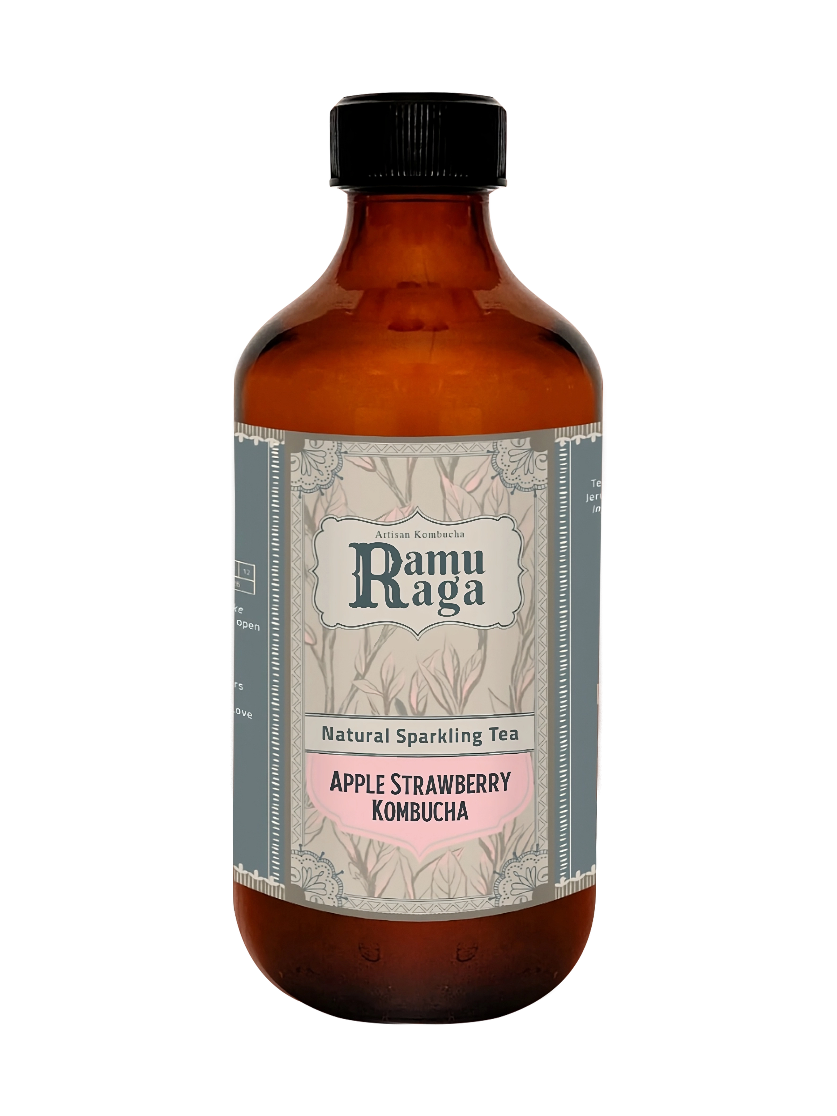 Ramuraga Bottle Apple Strawberry Kombucha