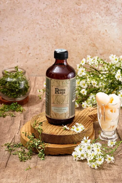 Ramuraga Bottle Product Lychee Elderflower