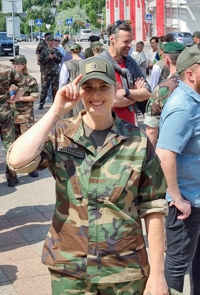 E. Vaitkevičienė tapo Šaulių sąjungos nare 