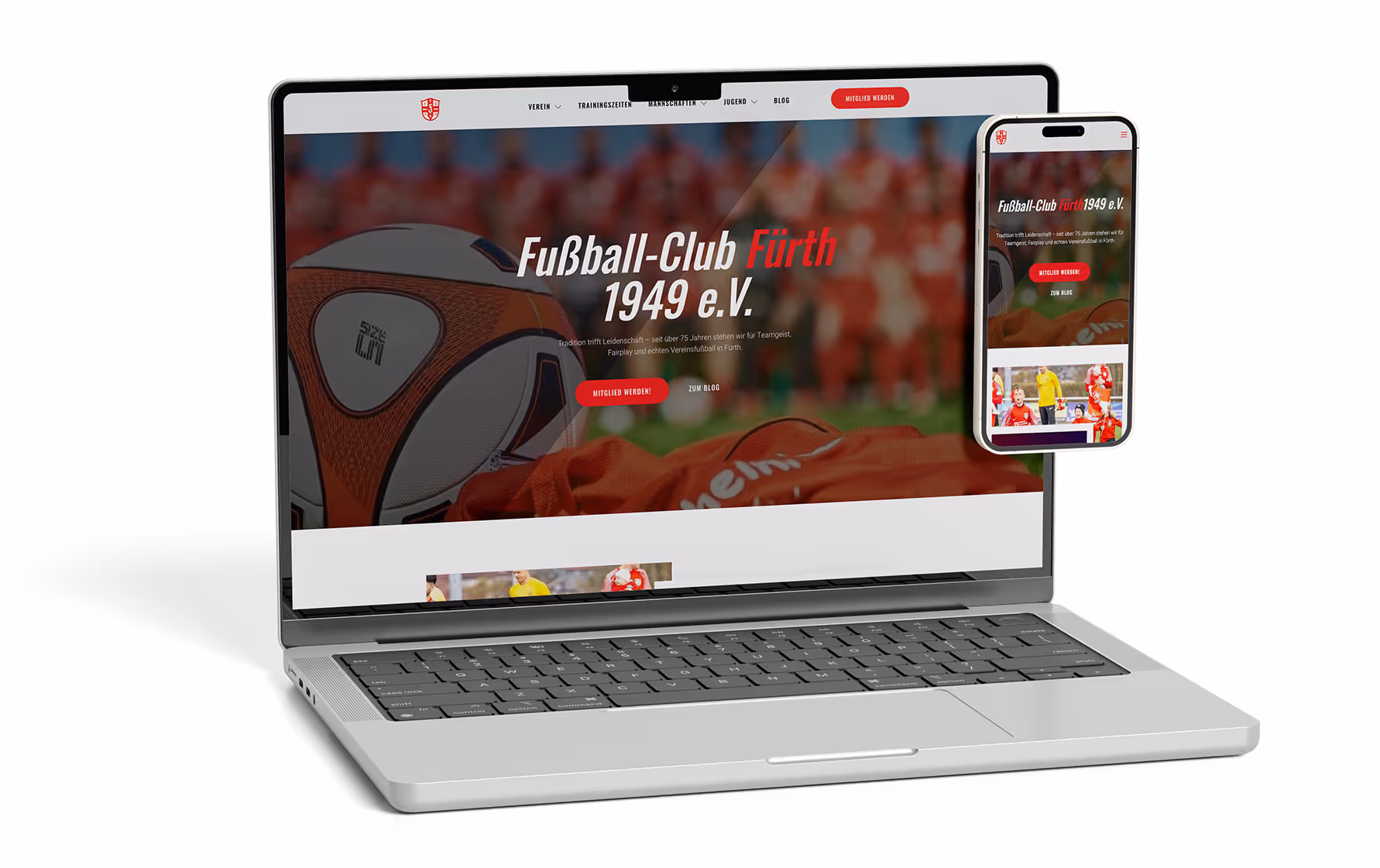 Webseite FC Fürth