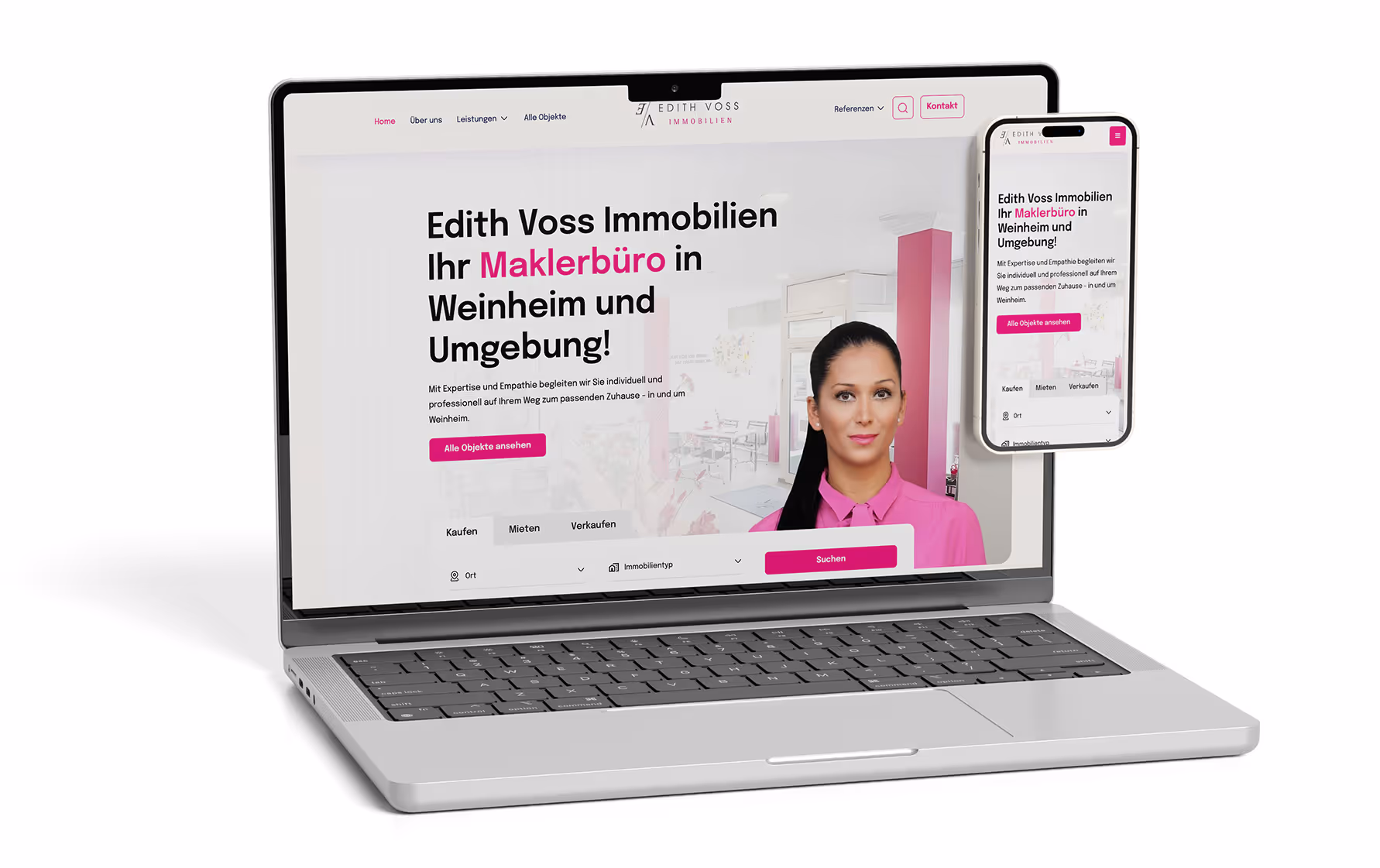 Webseite für Baufirma