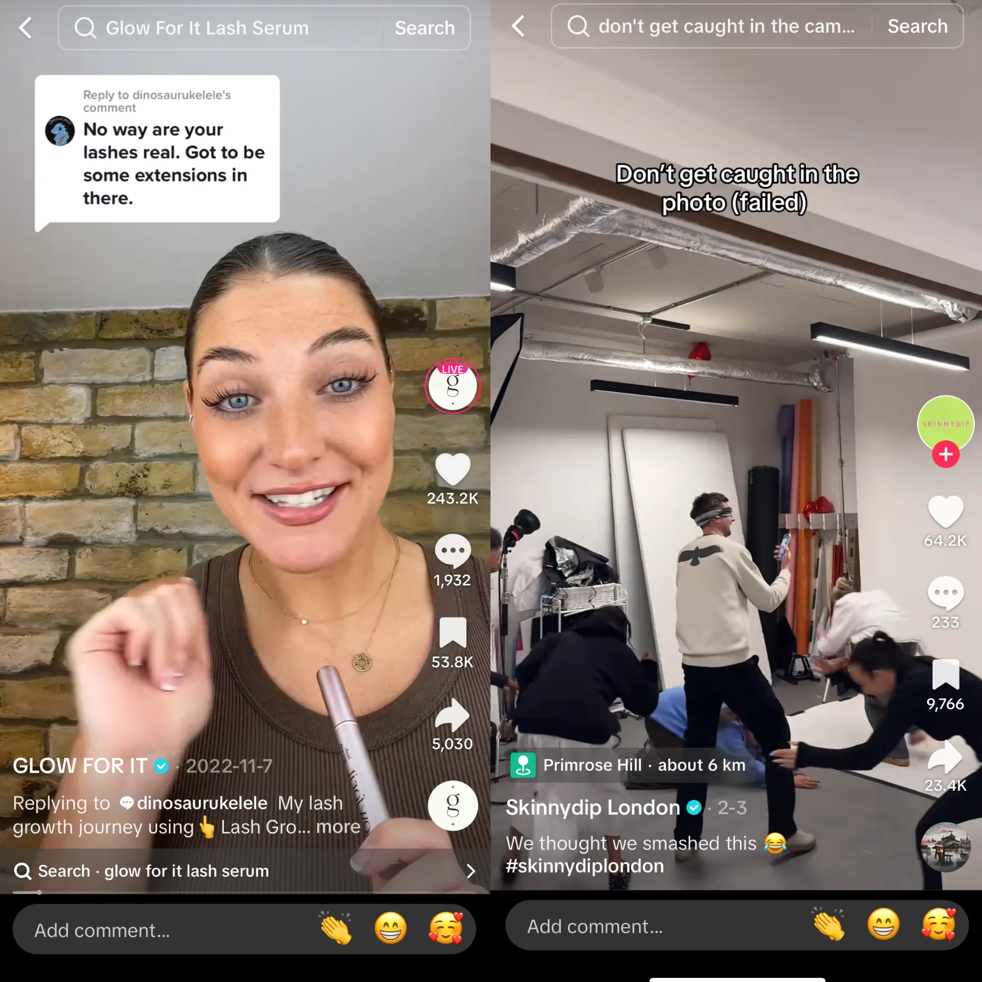 A woman is holding a tube of lip gloss.