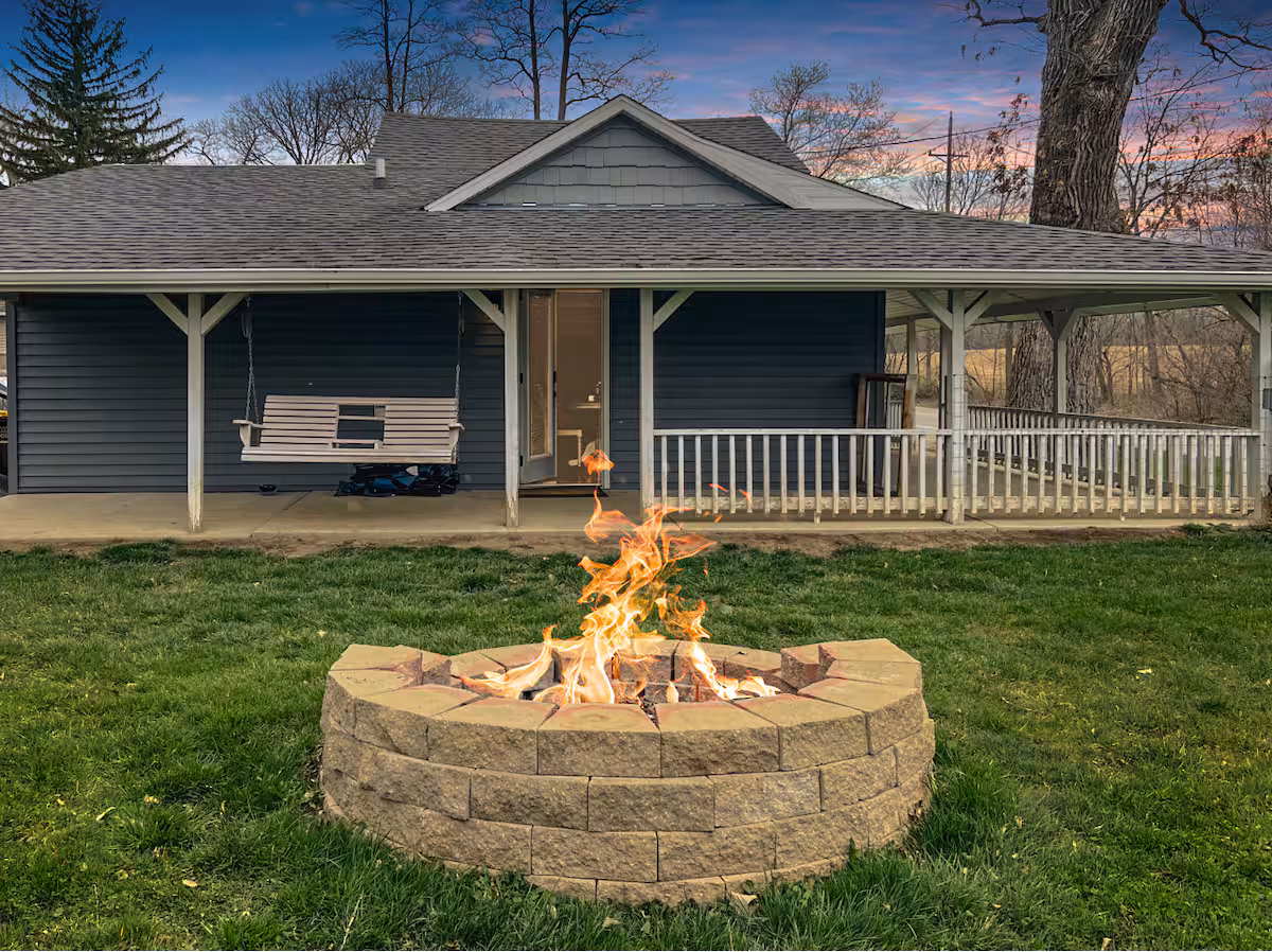 Cozy 1-2 bedroom home with main level king suite and fenced yard
