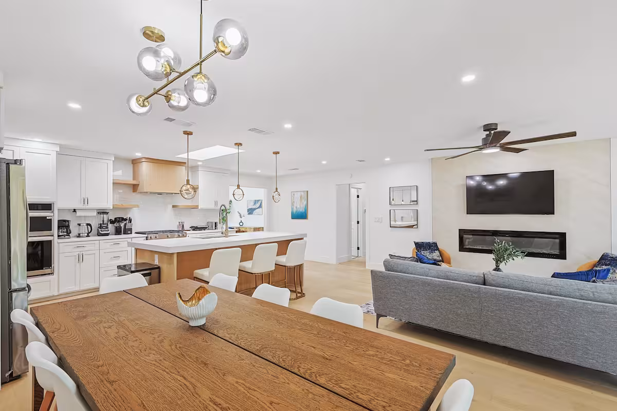 3-BD/3-BA Bungalow ft. Backyard w/ Deck & Firepit