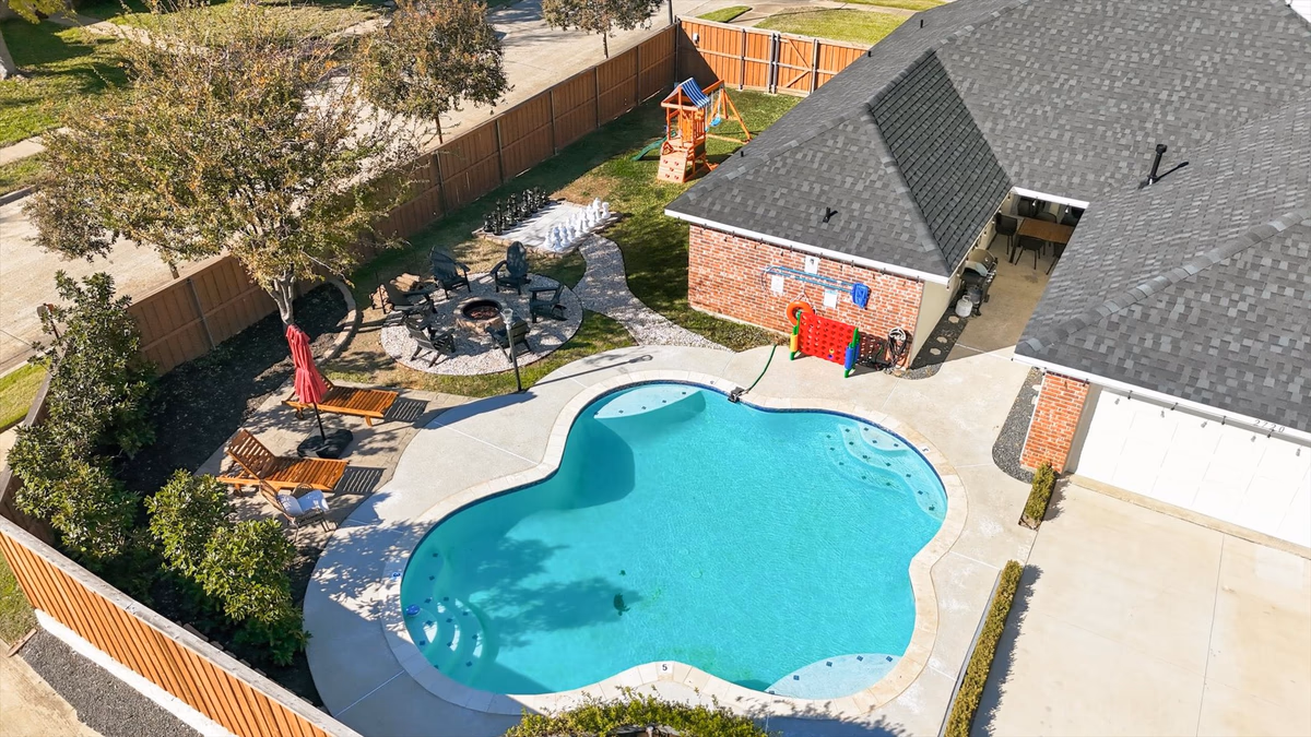4-BD/2-BA with Backyard Pool Retreat + Game Room
