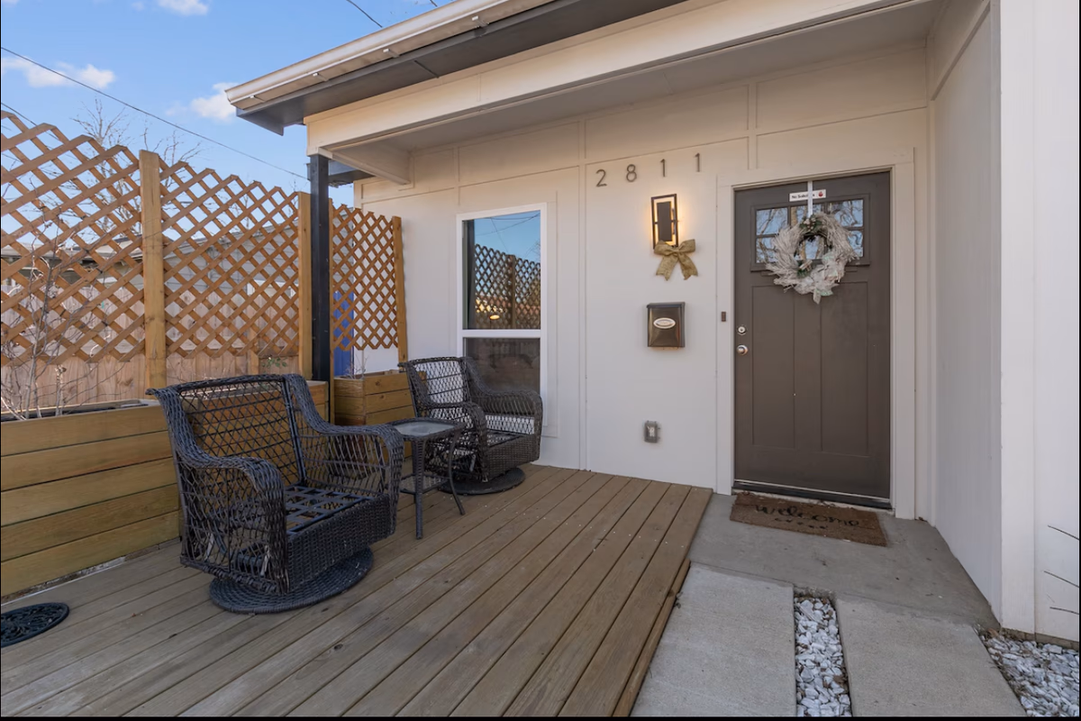 Modern home in central Dallas