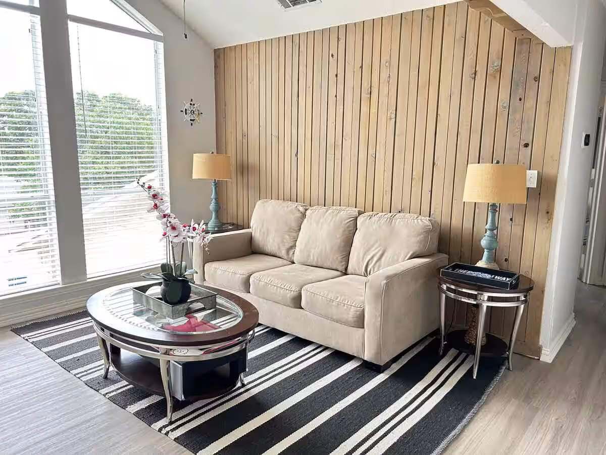 Luxury lakefront on a hill