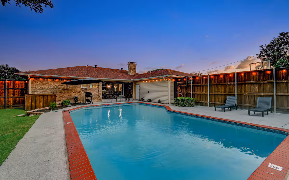 Timeless Charm w/ Pool, Backyard, Patio (5BD/2BA)