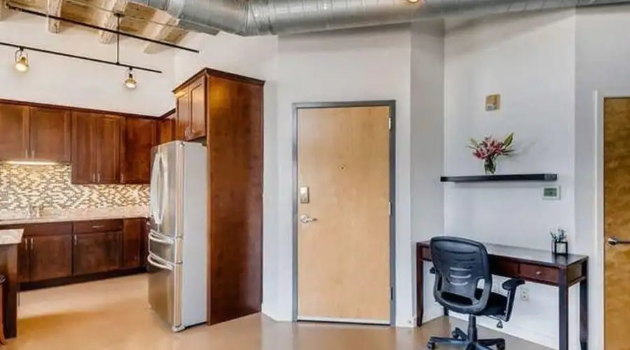 Modern open floor loft