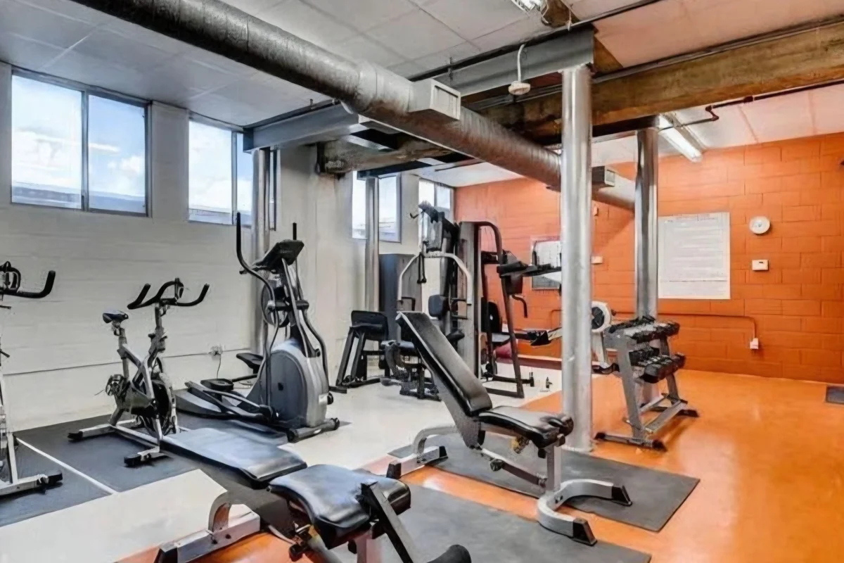 Modern open floor loft