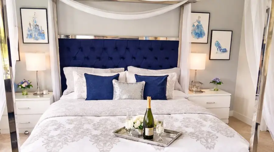 Private pool villa with themed bedrooms