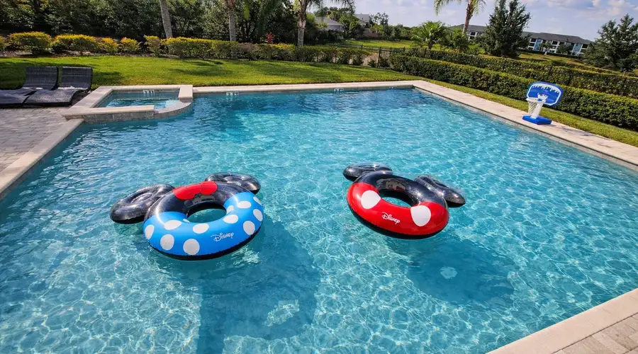 Private pool villa with themed bedrooms